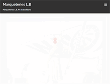 Tablet Screenshot of marqueteries-lb.com